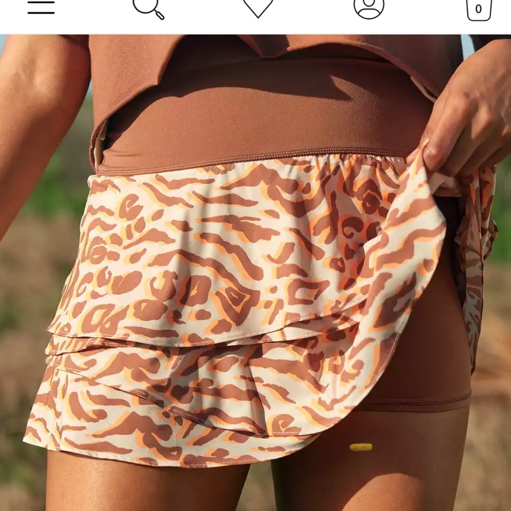 EUC Aerie ruffle tennis skirt (skirt) with boy short liner size XS